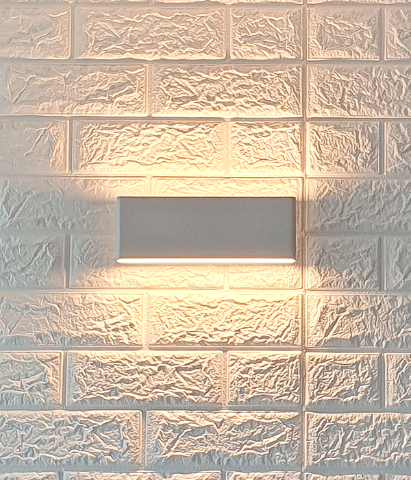 LED 롬 사각벽등 벽부착등 베란다벽등[9W]